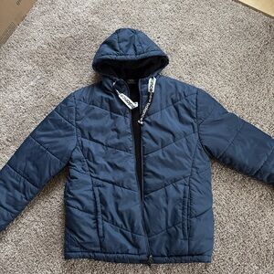 New Balance Navy Puffer Jacket for Men’s